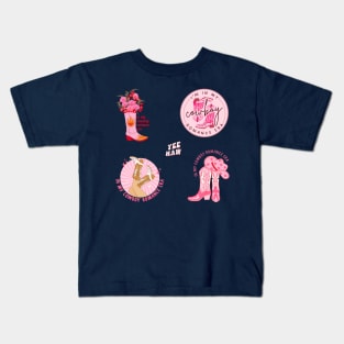 Cowboy romance era | Pack of 5 Kids T-Shirt